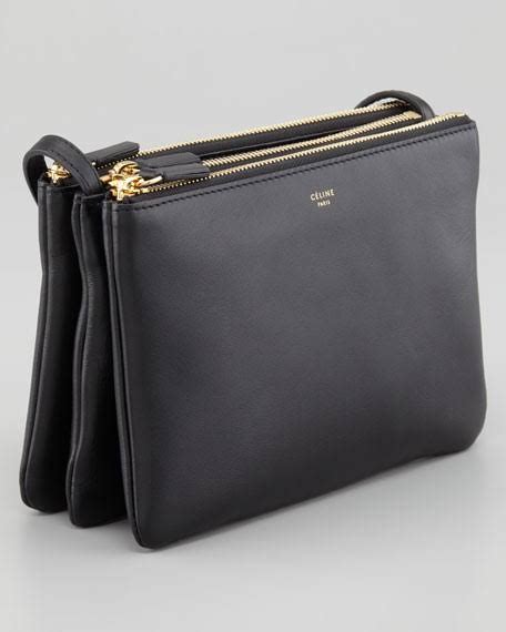 celine trio bag dark grey|celine trio bag review.